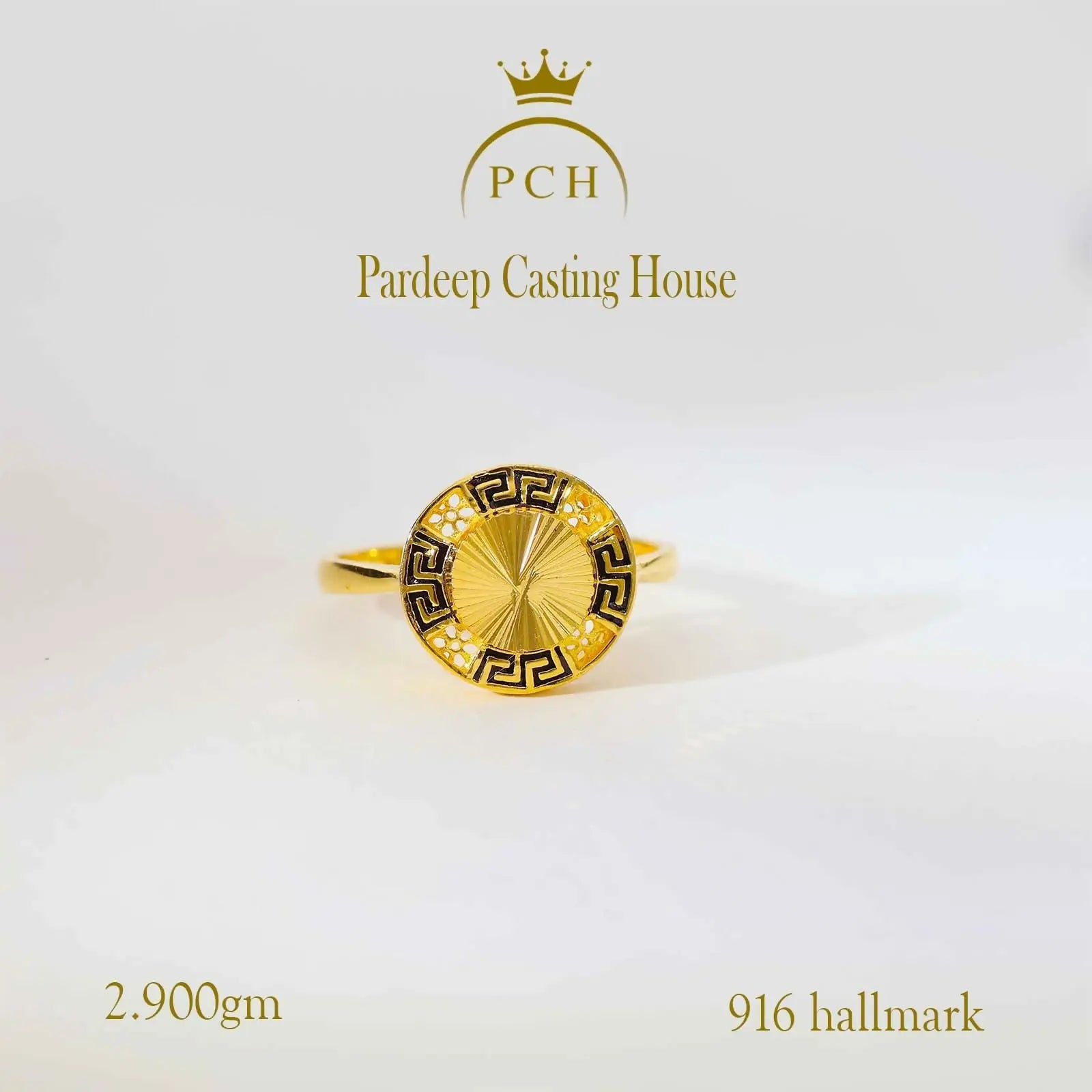 Sunburst Elegance Ladies Ring Sarafa Bazar India