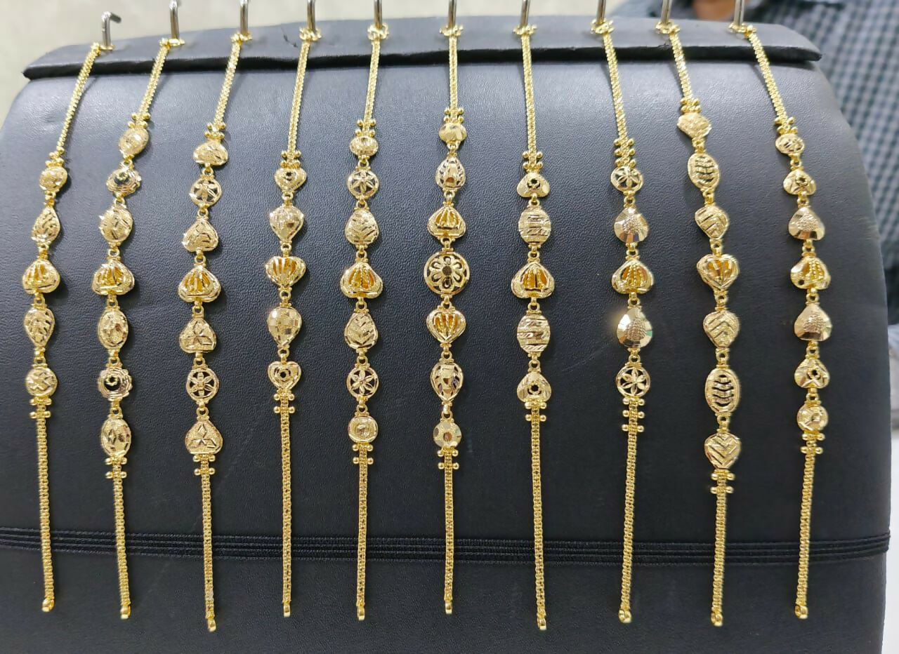 Gold Ladies Bracelets Sarafa Bazar India
