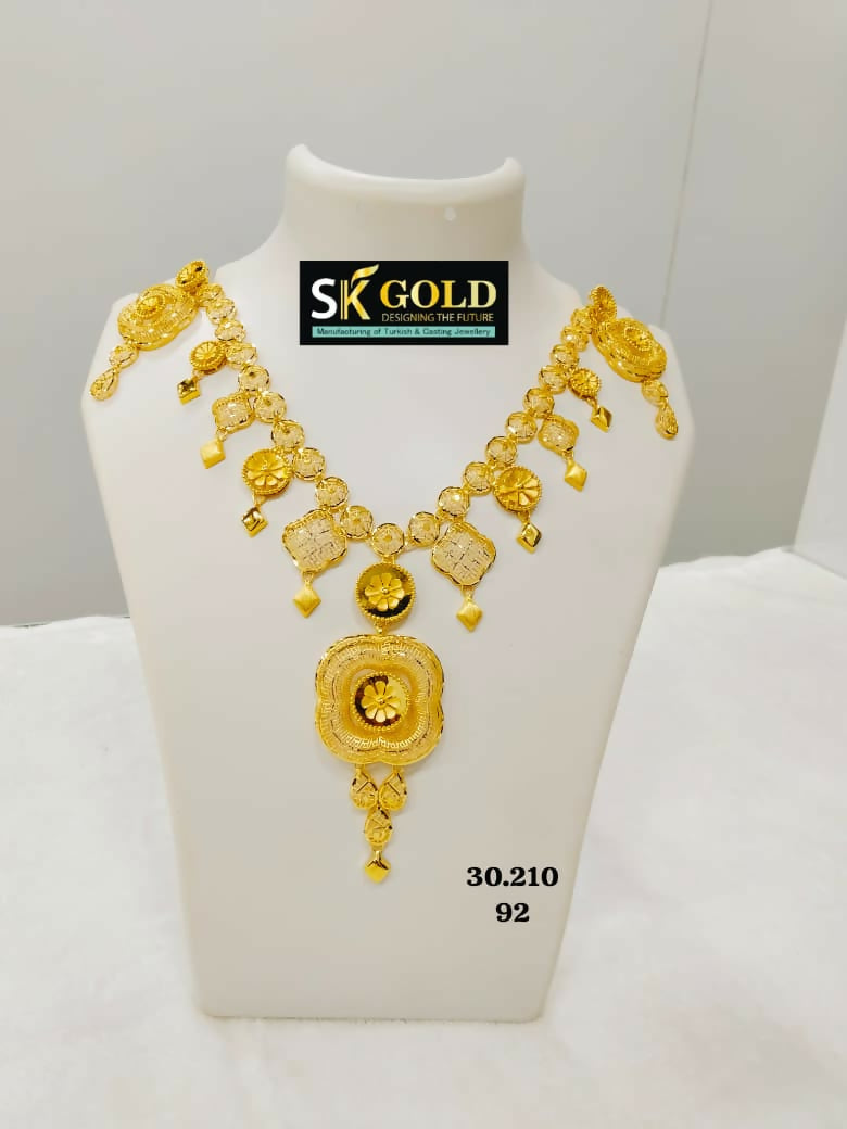 22kt Turkey Necklace Sarafa Bazar India