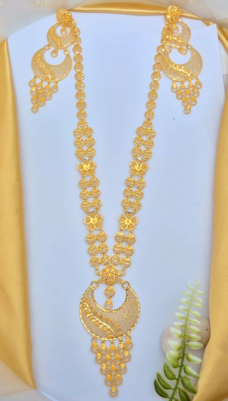 22kt Turkey Long Set Sarafa Bazar India