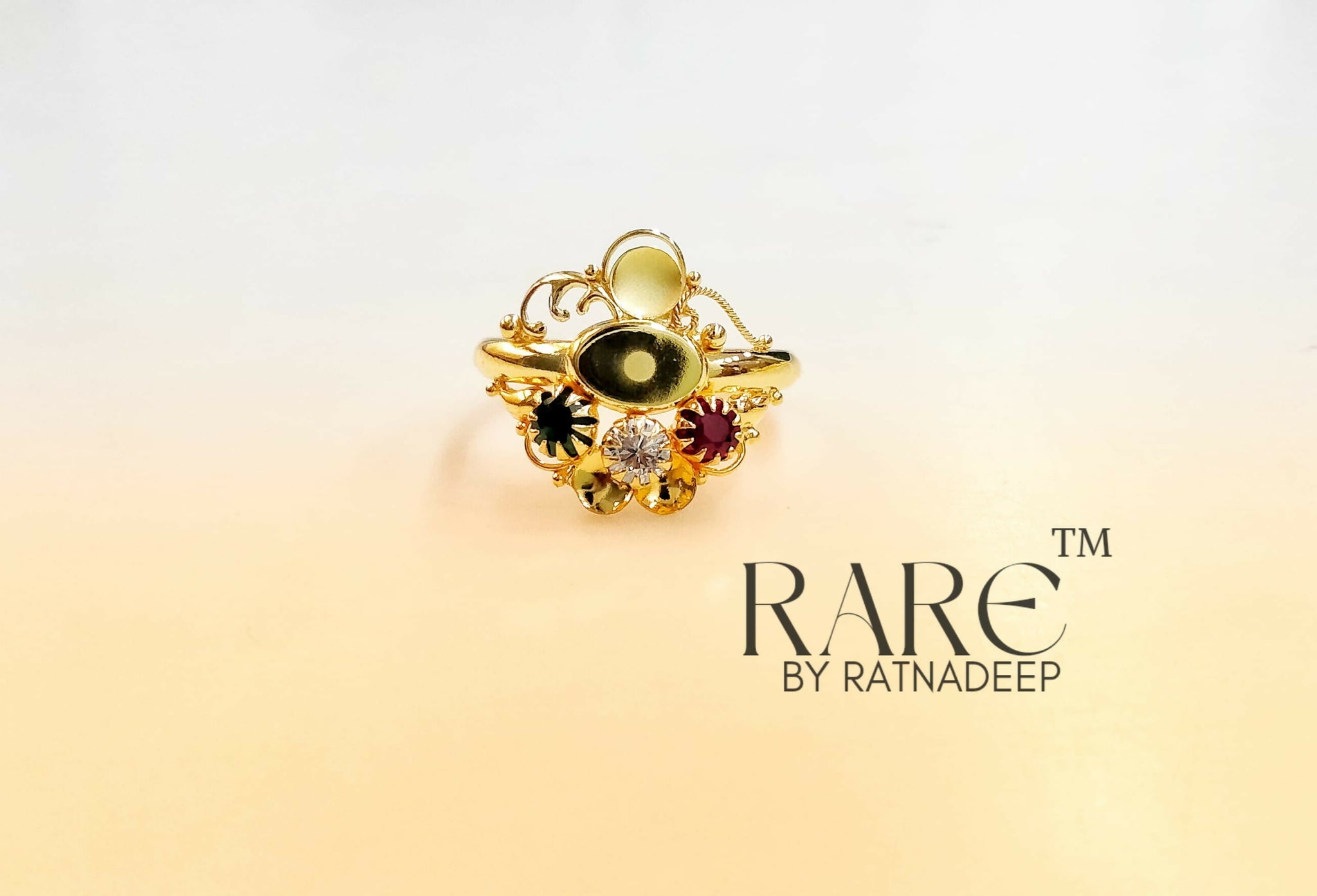 CZ Ladies Ring Sarafa Bazar India