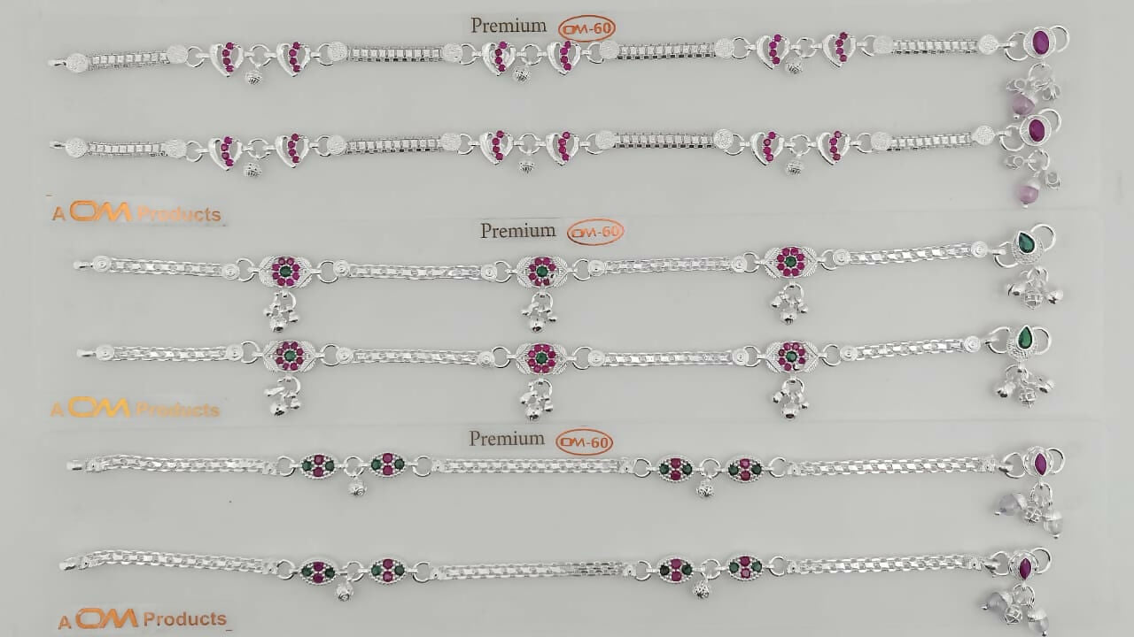 Silver Micro Payal Sarafa Bazar India