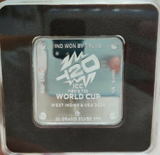 T-20 World Cup 2024 Silver Coin Sarafa Bazar India