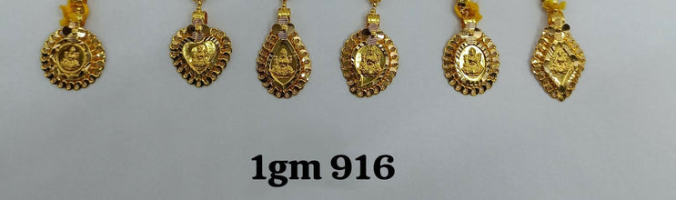 22kt God Pendants Sarafa Bazar India