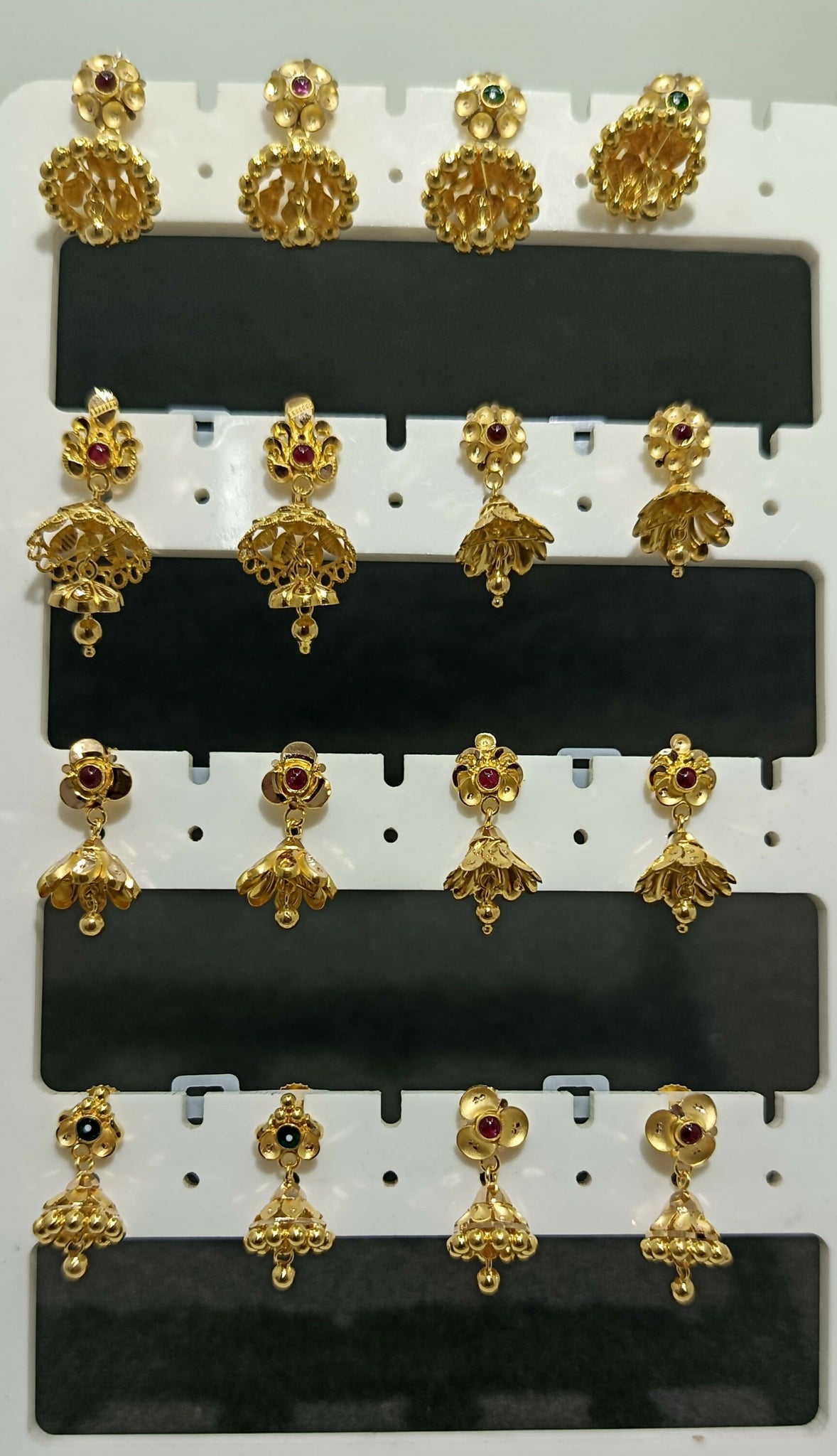 Gold Jhumki Sarafa Bazar India