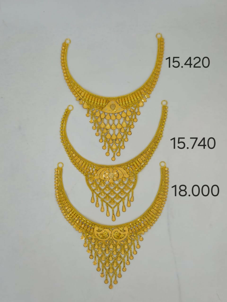 Gold Necklace Sarafa Bazar India