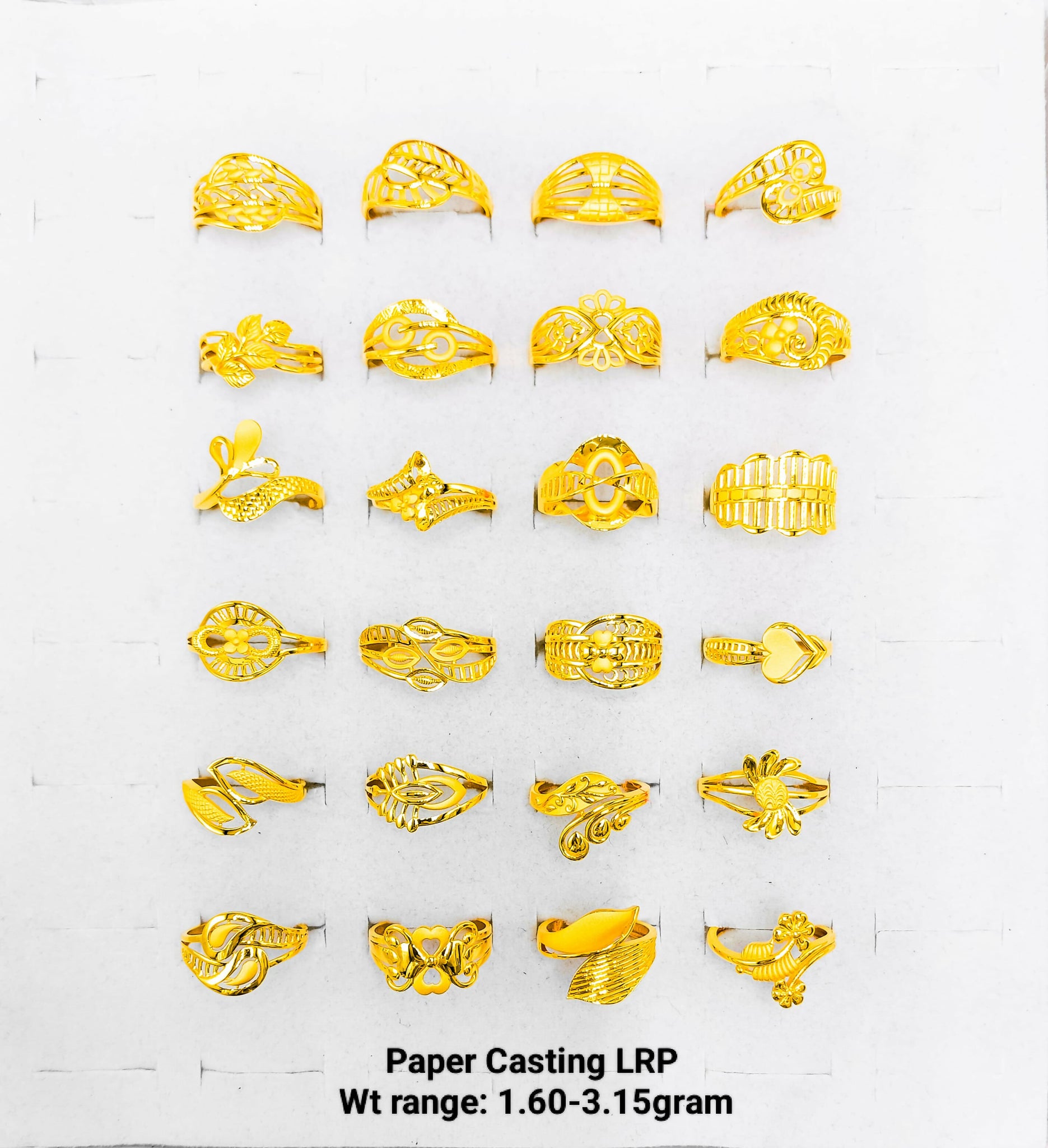 Paper Casting Ladies Ring Plain Sarafa Bazar India