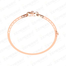 Trending 14K Rose Gold Diamond Circle Shape Bracelets For Women Sarafa Bazar India
