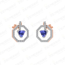 Trendy 14K Rose Gold Diamond Full Pendant Set New Design Sarafa Bazar India