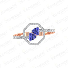 Trendy 14K Rose Gold Diamond Full Pendant Set New Design Sarafa Bazar India