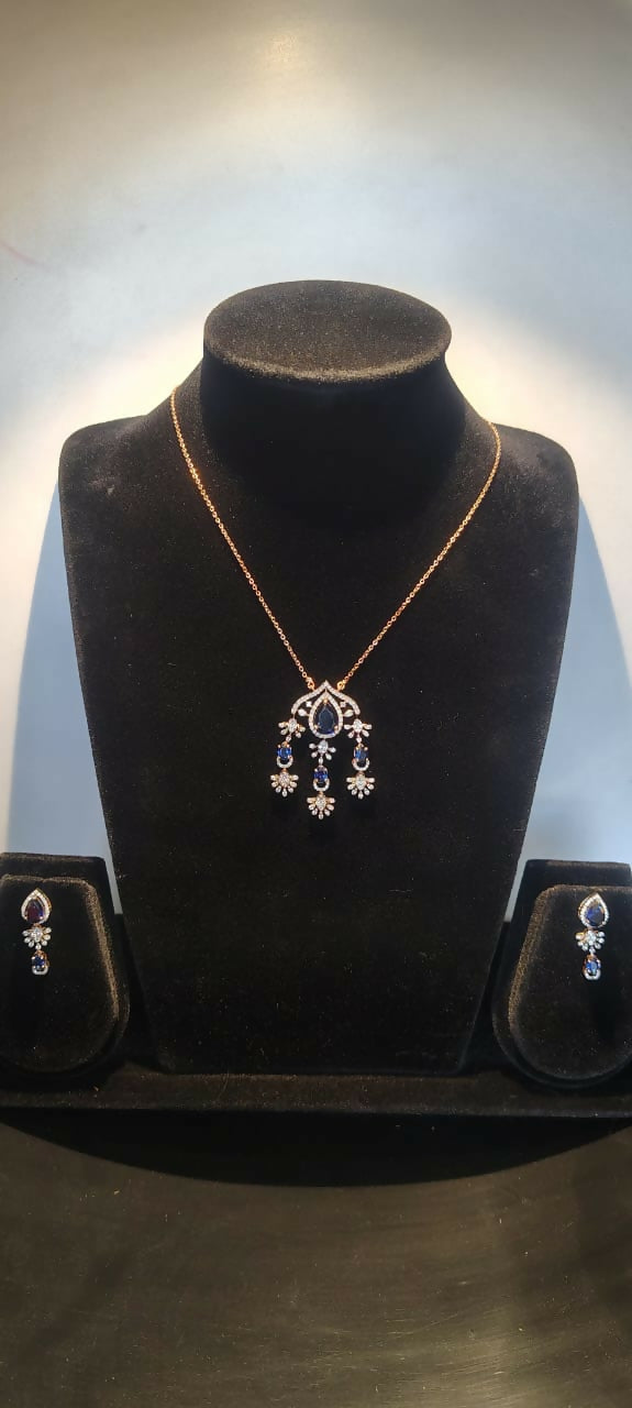 Diamond Chain Set Sarafa Bazar India