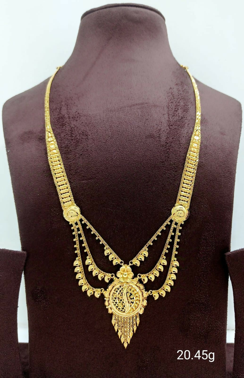 Gold Long Set Sarafa Bazar India