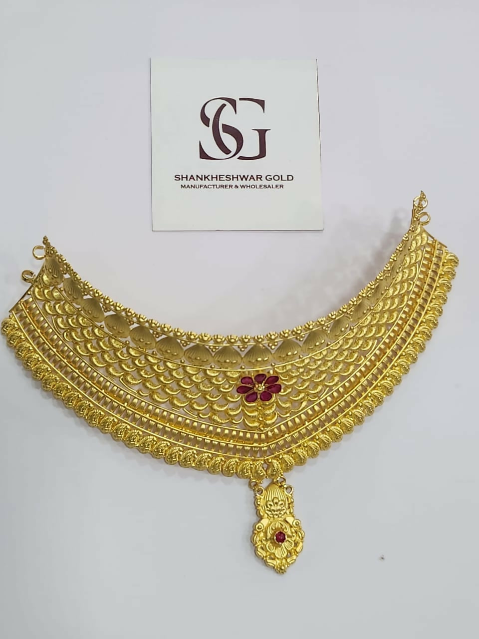 Gold Choker Sarafa Bazar India