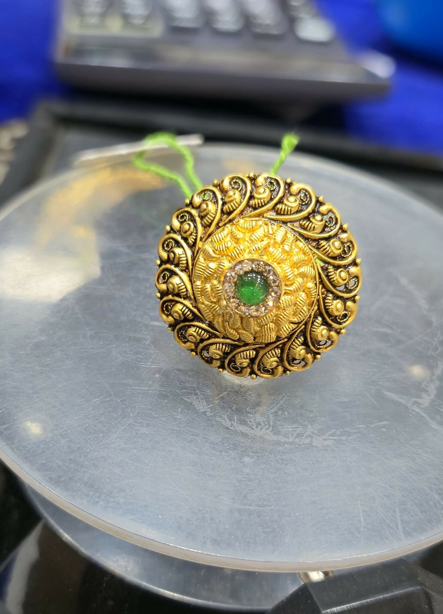 Gold Ladies Ring Sarafa Bazar India