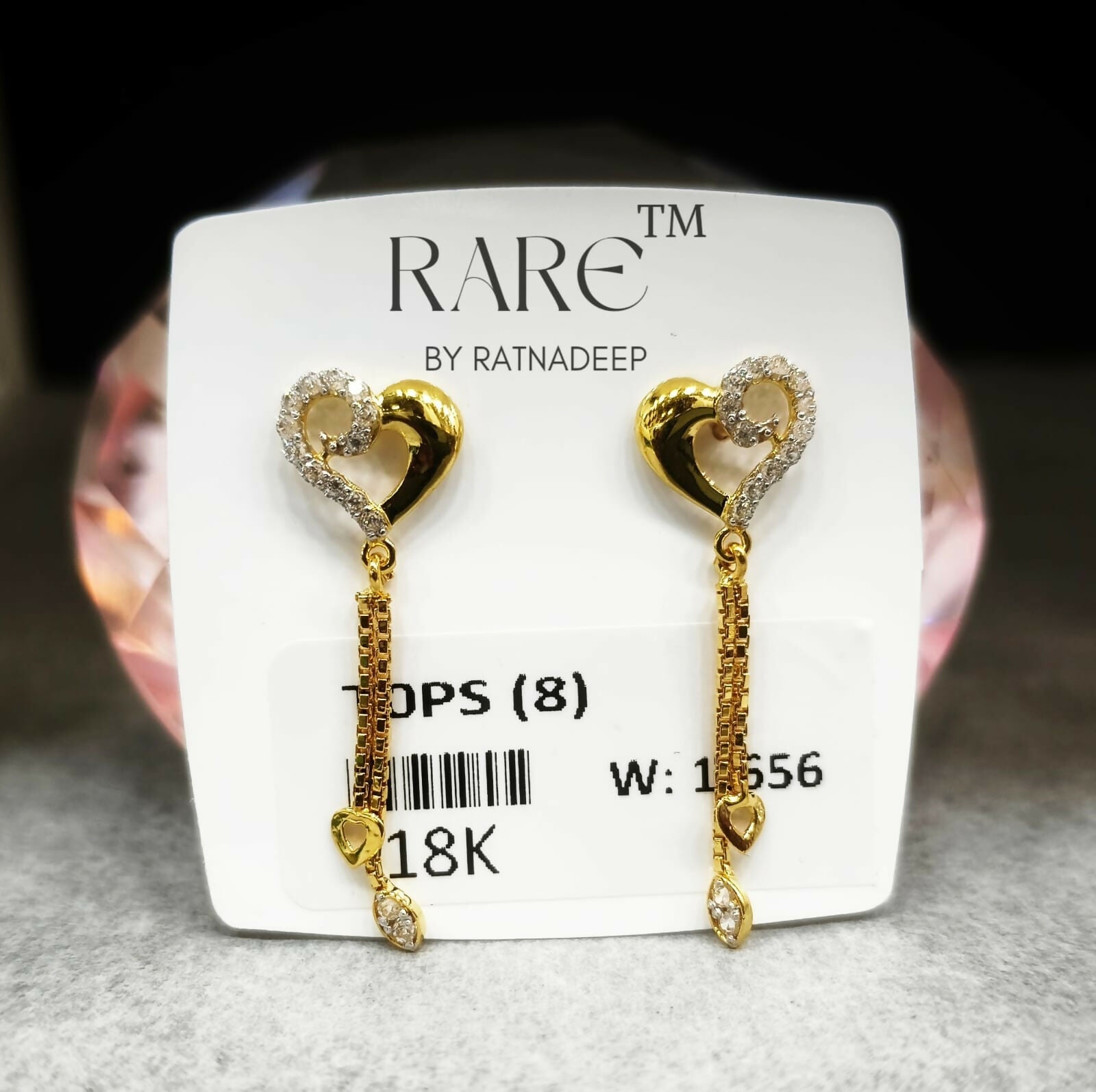 18kt CZ Latkan Sarafa Bazar India