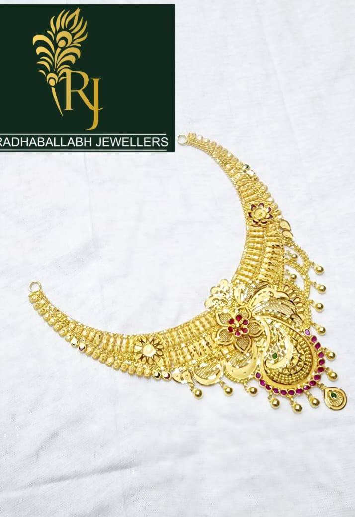 Gold Necklace Sarafa Bazar India