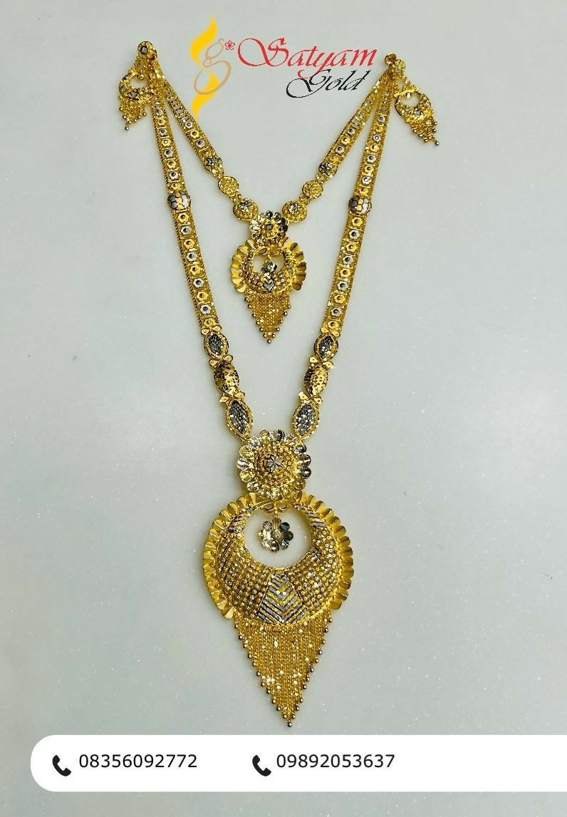 Gold Necklace & Long Set Sarafa Bazar India