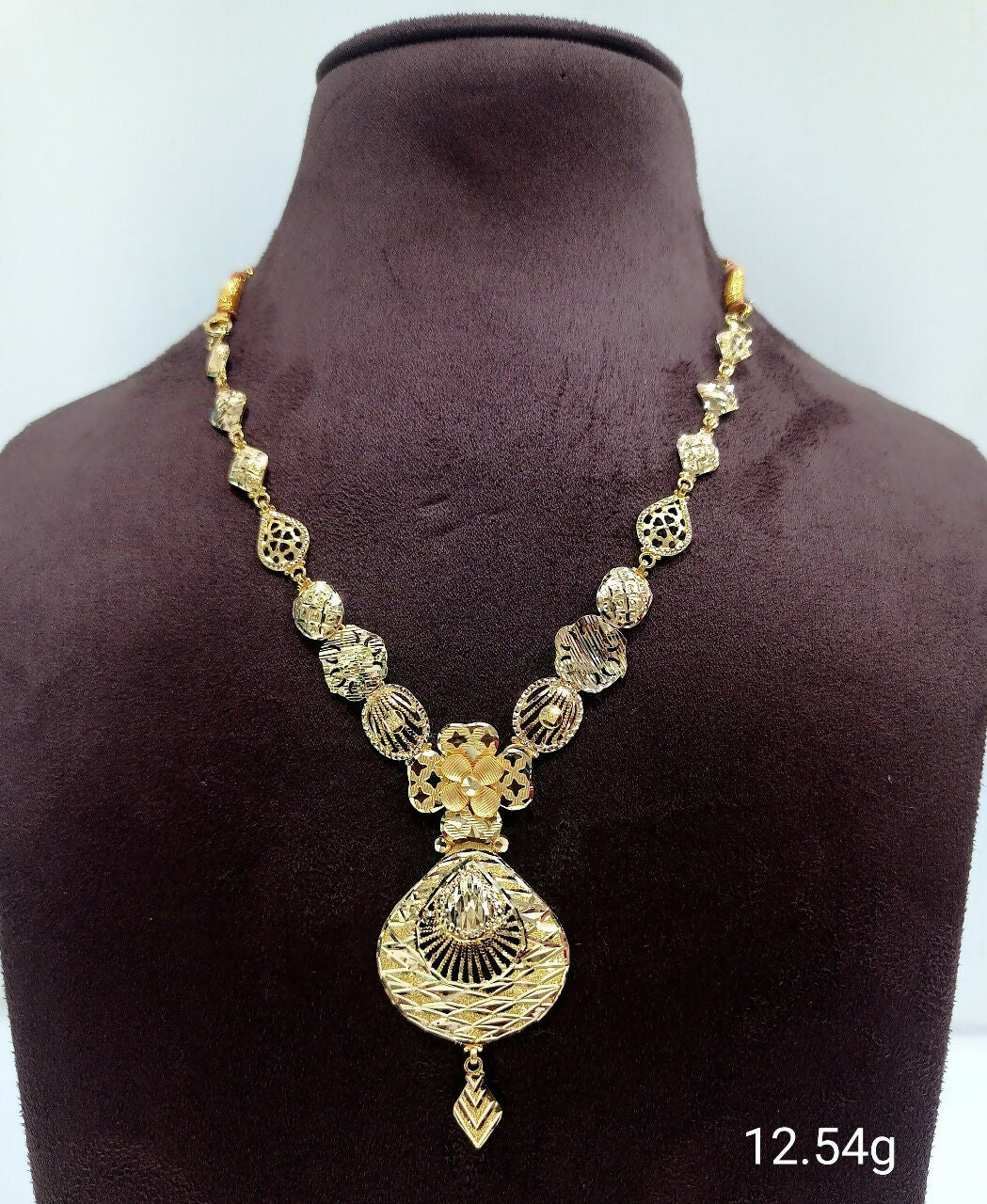 Gold Necklace Sarafa Bazar India