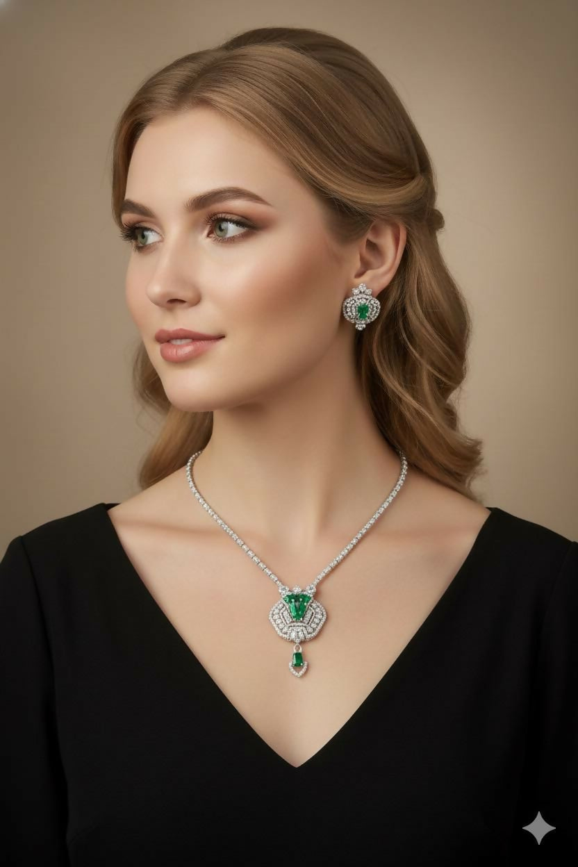 Diamond Necklace Sarafa Bazar India