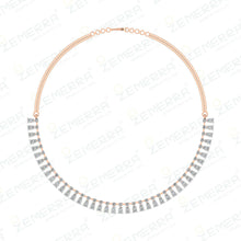 14K Gold Diamond Luxury Necklace Sets Sarafa Bazar India