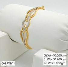 Ovel Bracelet-10gm-2719/11 Sarafa Bazar India