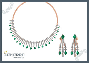 Unique 14K Gold Diamond Necklaces to Shine Sarafa Bazar India