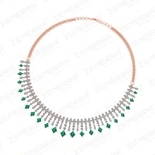 Unique 14K Gold Diamond Necklaces to Shine Sarafa Bazar India