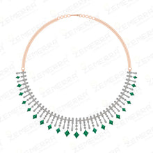 Unique 14K Gold Diamond Necklaces to Shine Sarafa Bazar India