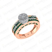 Unique 14K Gold Diamond Rings – Handmade Sarafa Bazar India