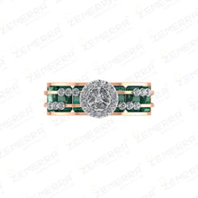 Unique 14K Gold Diamond Rings – Handmade Sarafa Bazar India