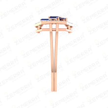 Unique 14K Rose Gold Diamond Ring With Blue Buguette Stone Sarafa Bazar India