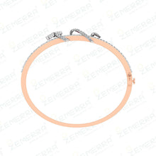 14K Gold Diamond Bracelets With Red Stone Sarafa Bazar India