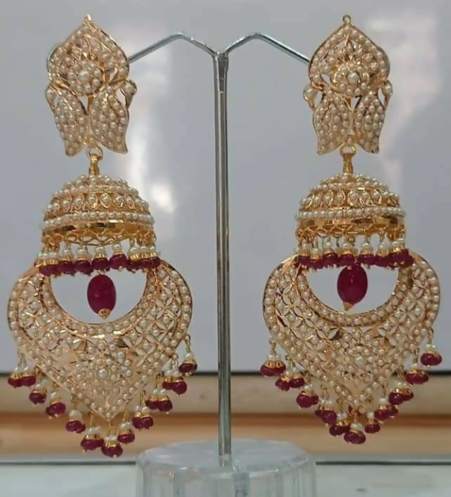 Jadau Earring Sarafa Bazar India