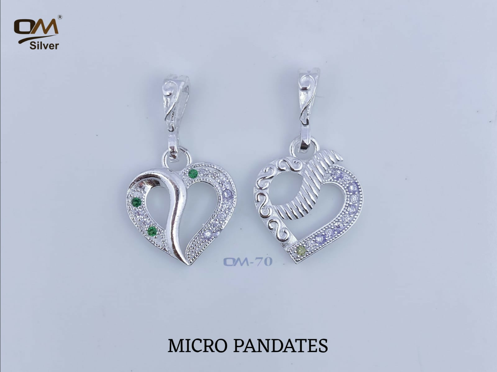 Silver Micro Pendants Sarafa Bazar India