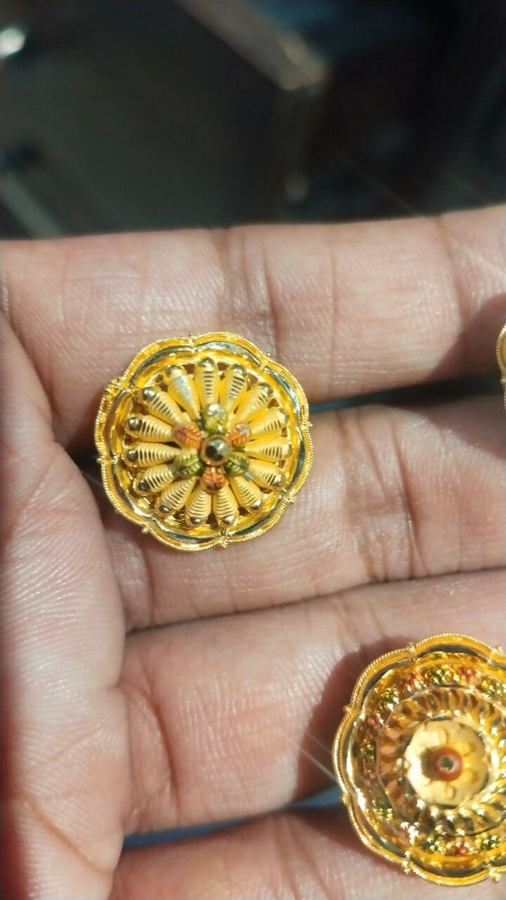 Gold Ladies Rings Sarafa Bazar India