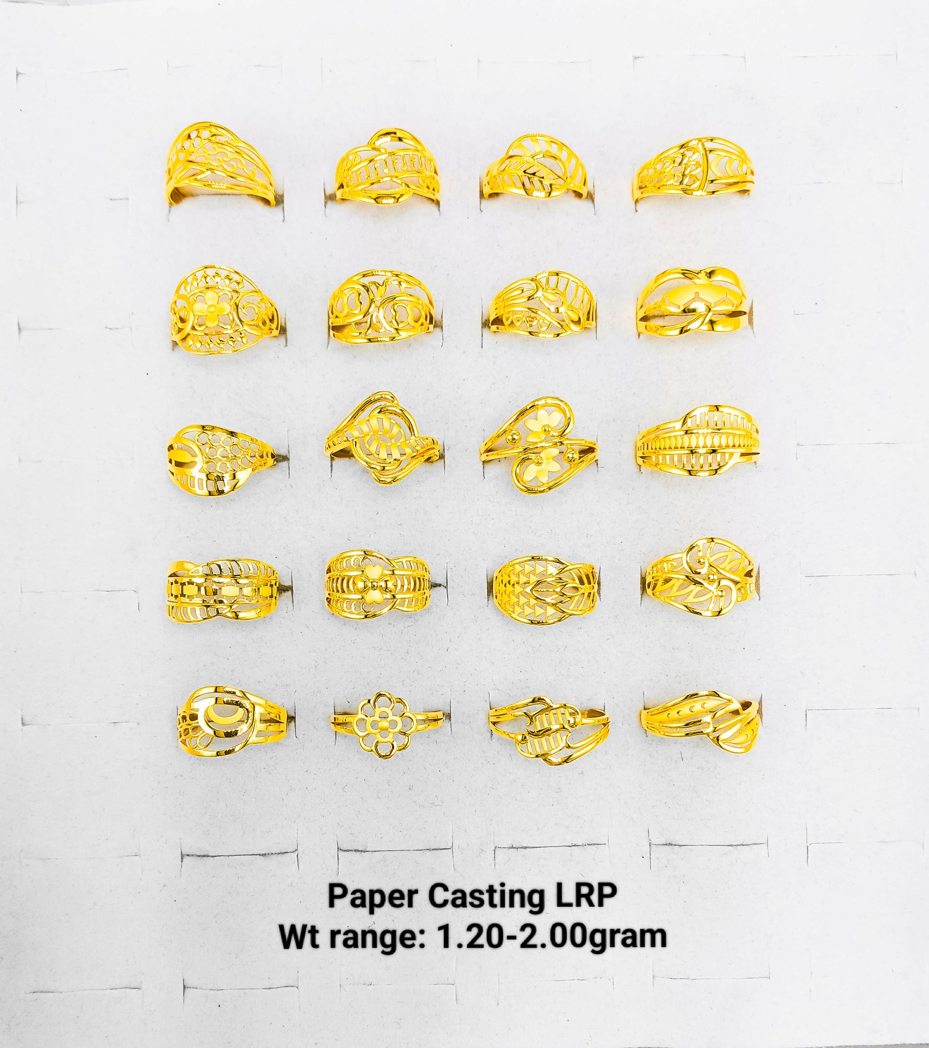 Paper Casting Ladies Ring Plain Sarafa Bazar India