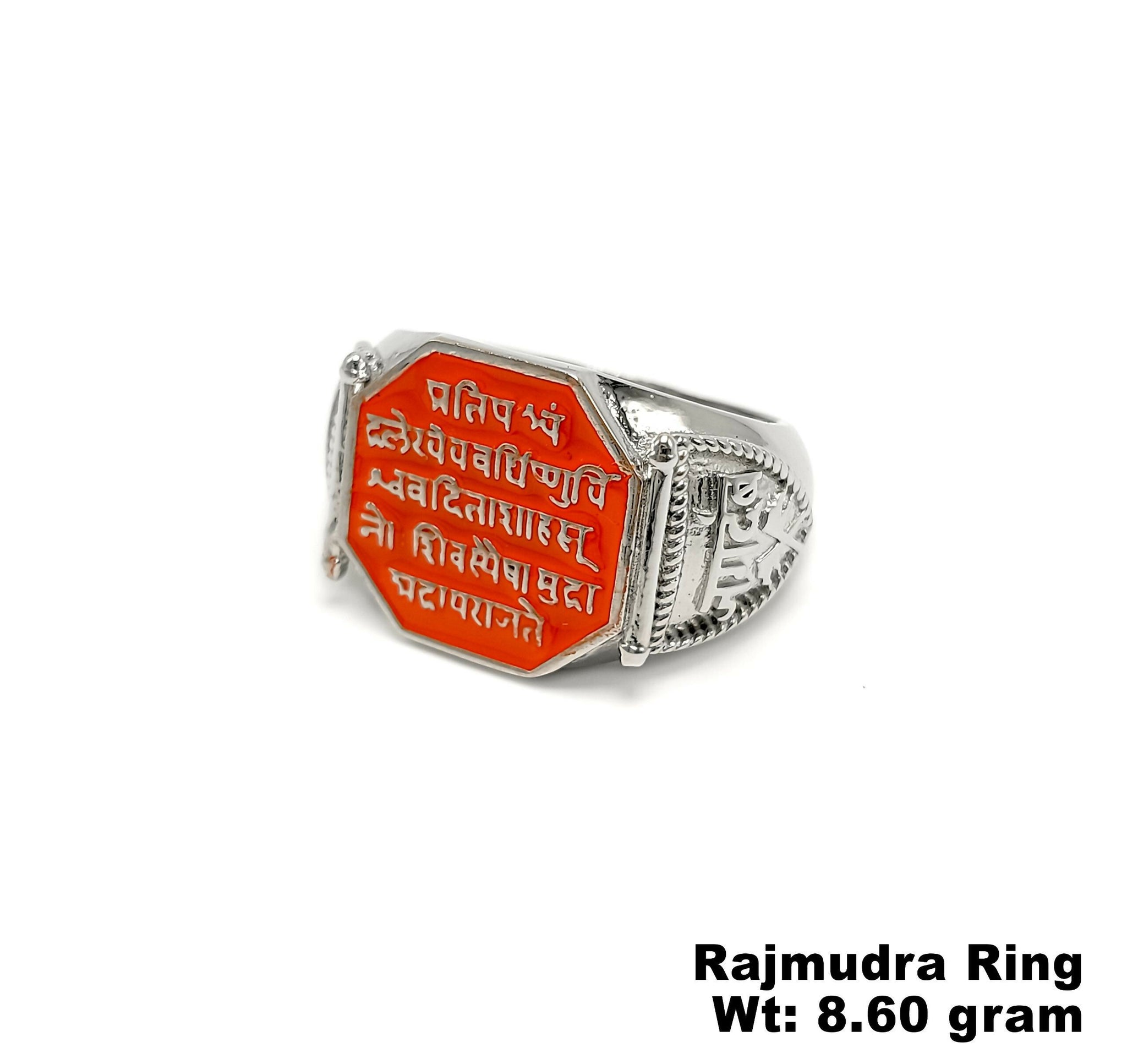 925 Silver Rajmudra Ring Sarafa Bazar India