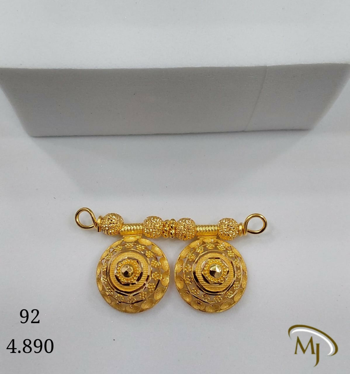 22kt Gold Mangalsutra Vati Sarafa Bazar India