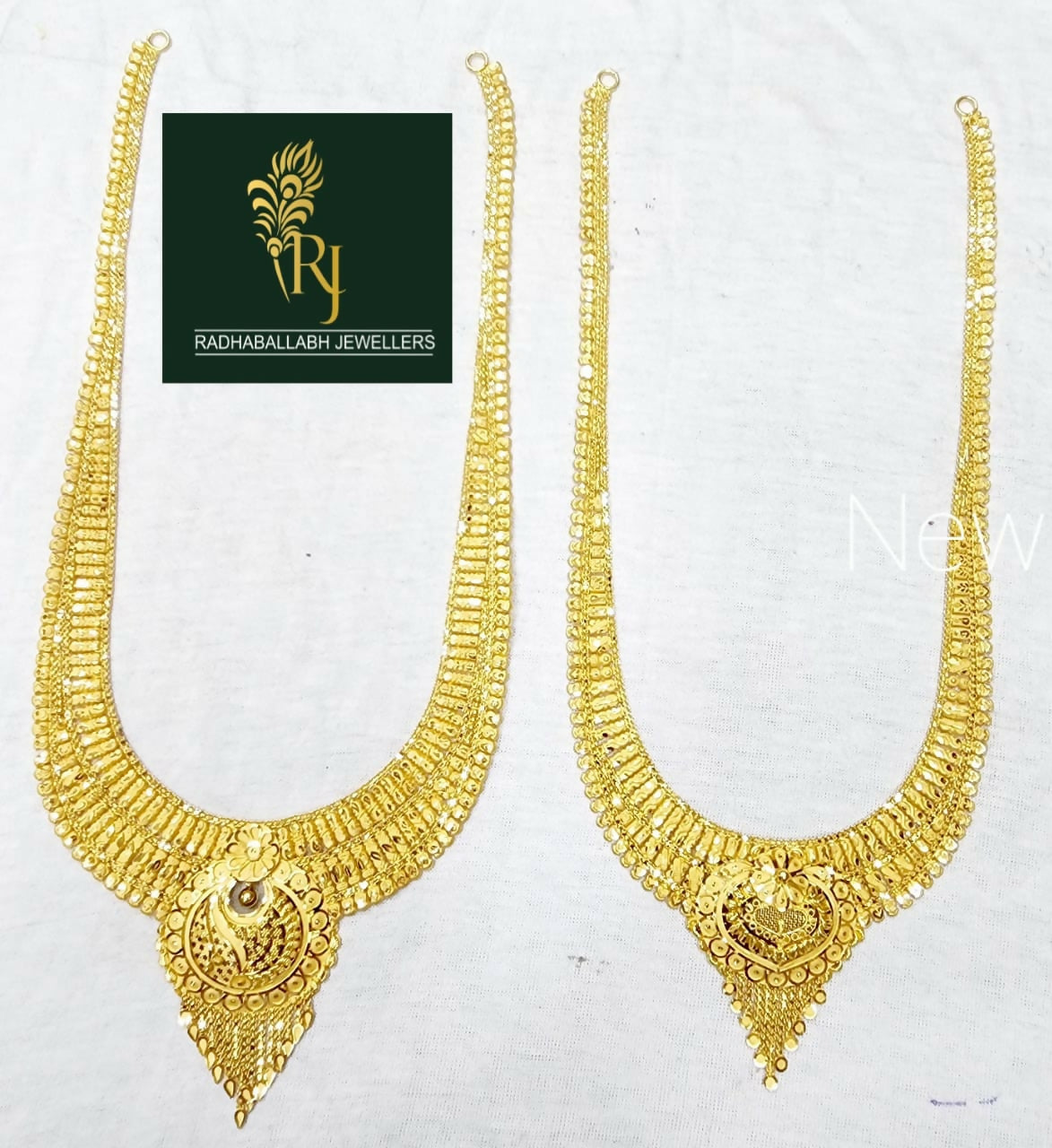 Gold Long Set Sarafa Bazar India