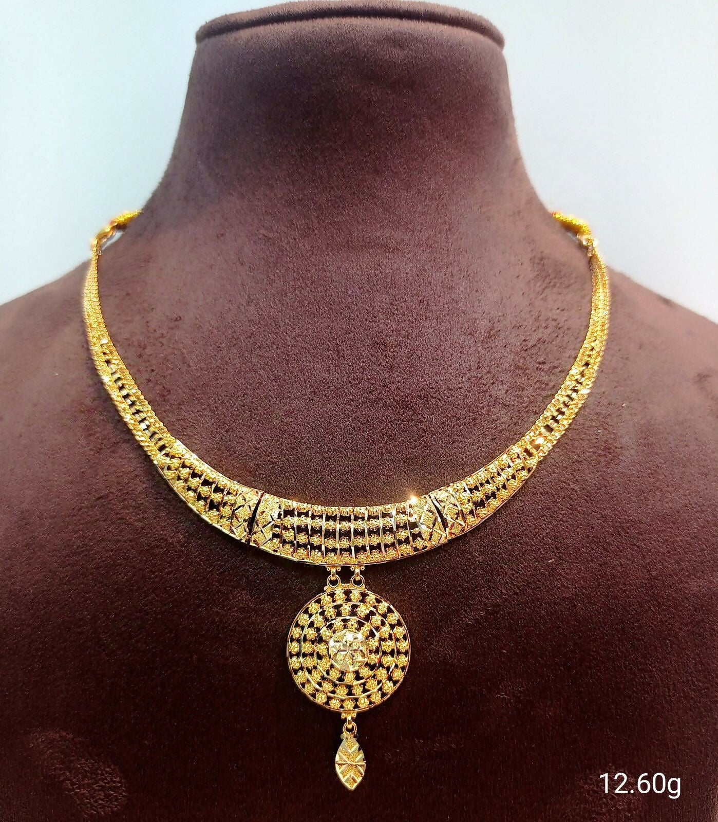 Gold Necklace Sarafa Bazar India