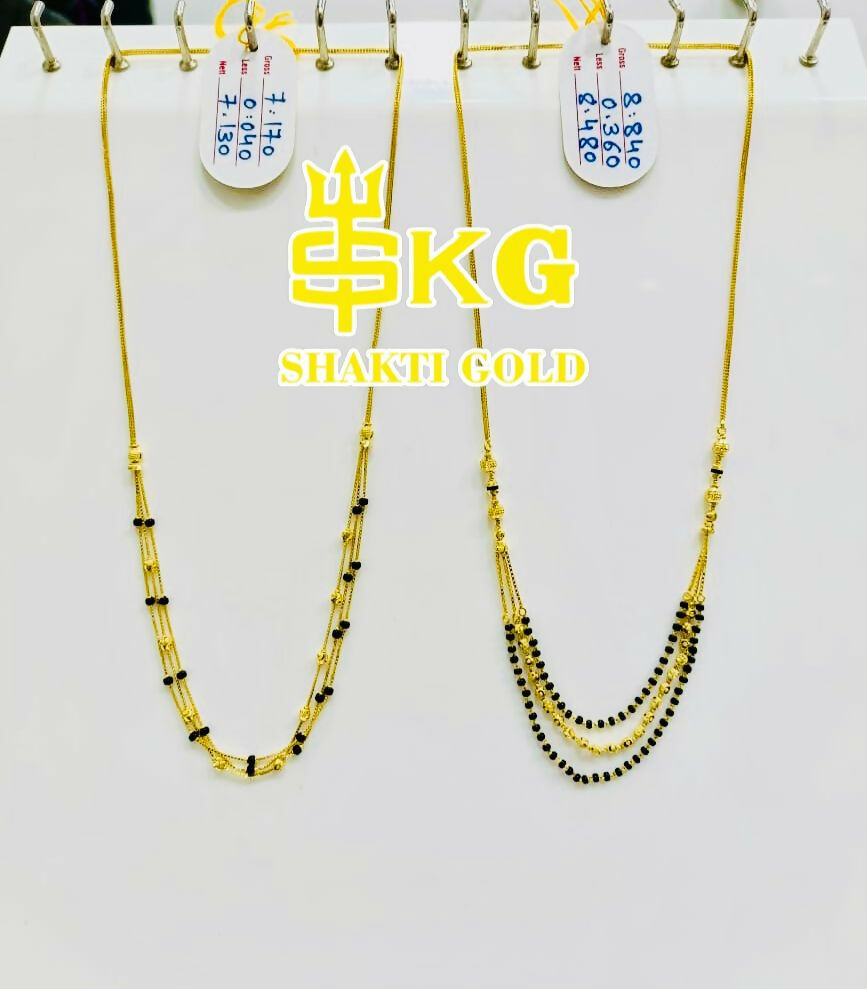 Gold Mangalsutra Sarafa Bazar India