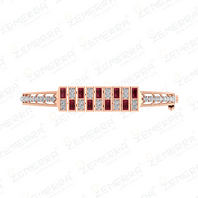 14K Rose Gold & Nutural Diamond Bracelets Fine Jewelry Sarafa Bazar India