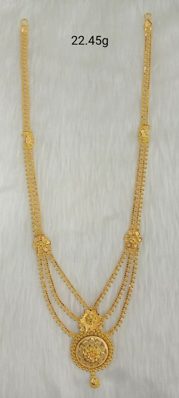 Gold Long Set Sarafa Bazar India