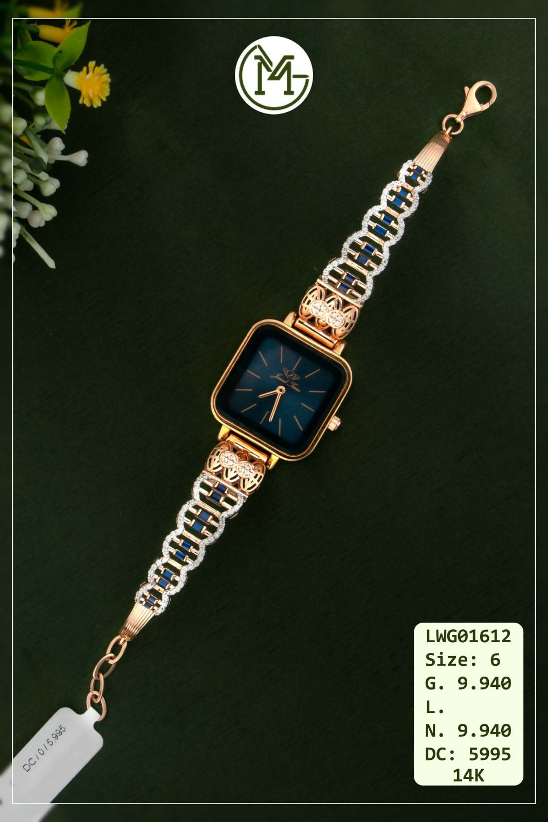 14kt Rose Gold Ladies Watches Sarafa Bazar India
