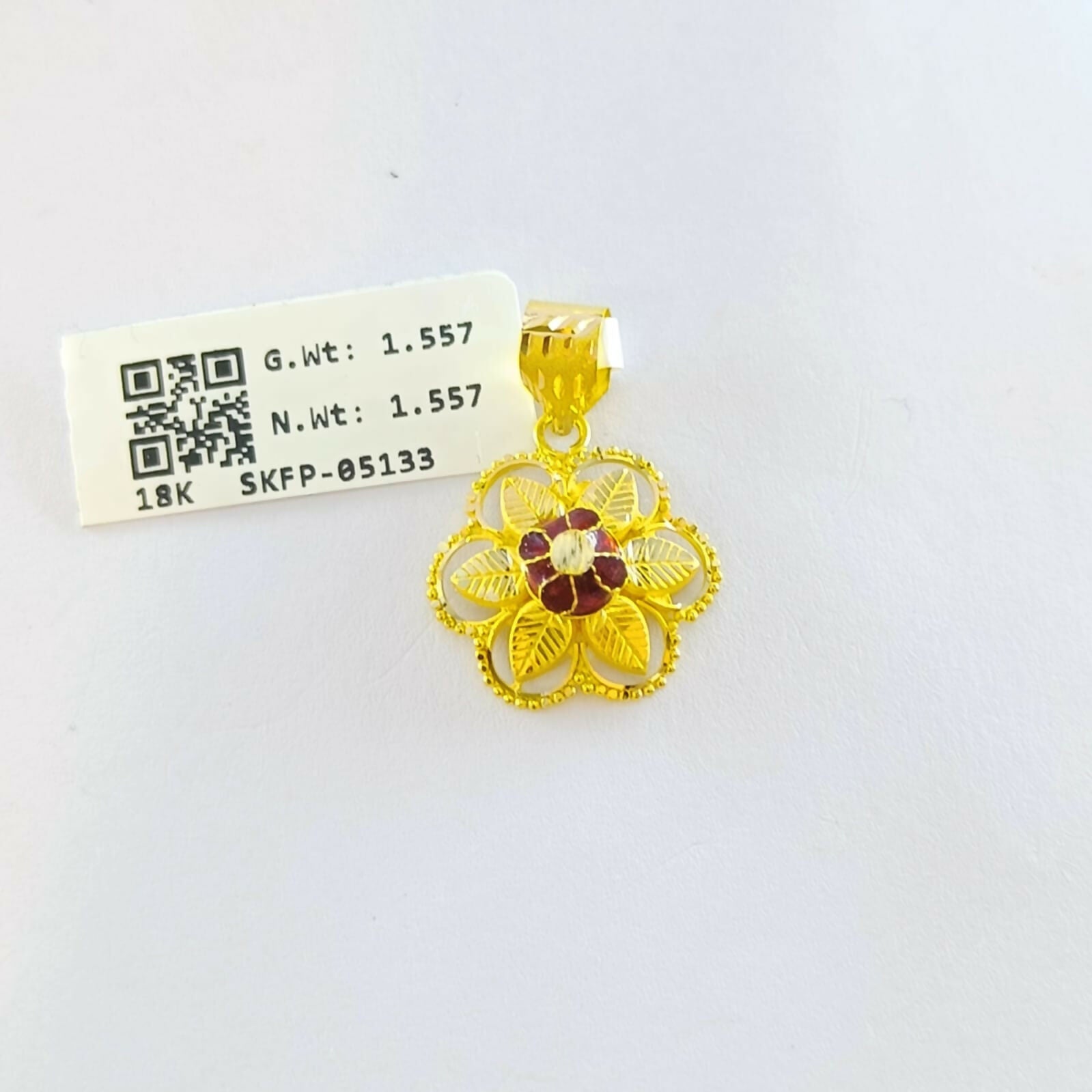 Gold Ladies Pendant Sarafa Bazar India