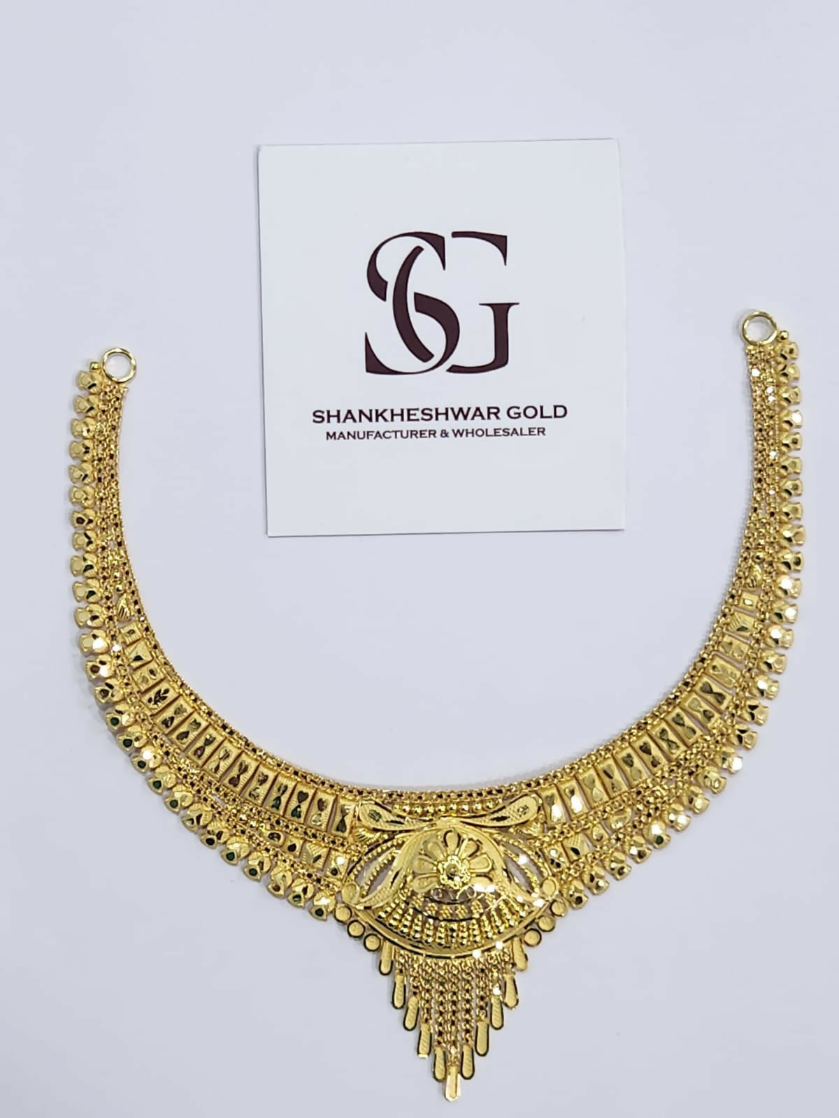 Gold Necklace Sarafa Bazar India