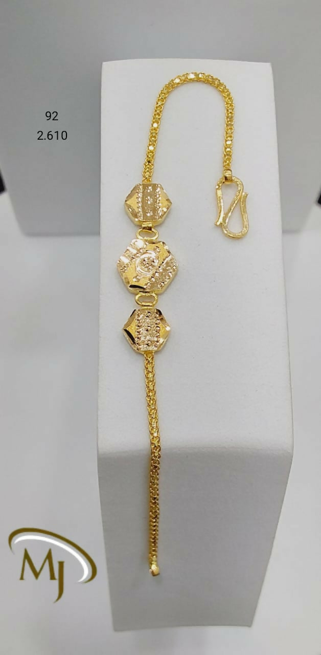 22kt Gold Ladies Bracelets Sarafa Bazar India