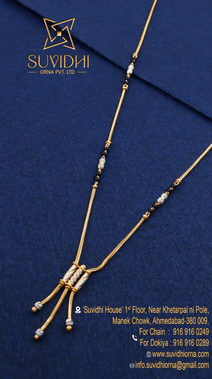 Gold Mangalsutra Sarafa Bazar India