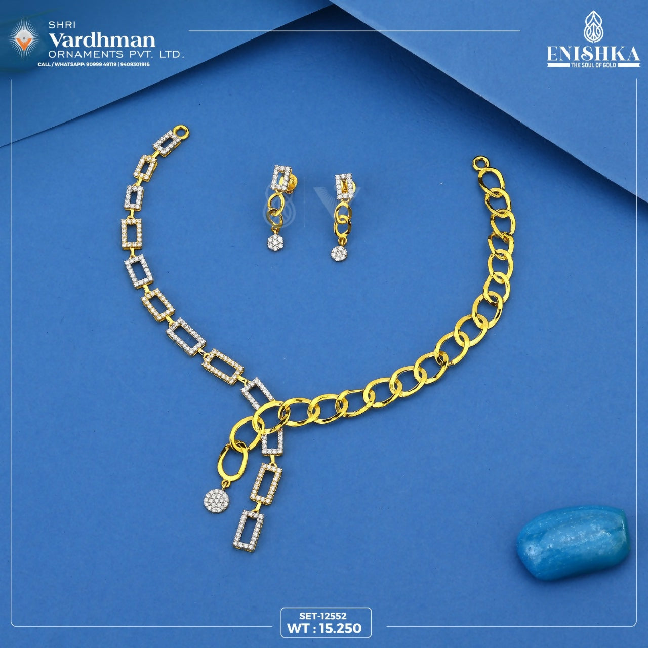 CZ Necklace Sarafa Bazar India