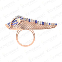 Women's 14K Gold diamond engagement ring Sarafa Bazar India